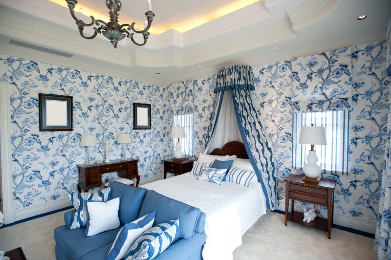 Bedroom Wallpaper Installation in Alpharetta, GA